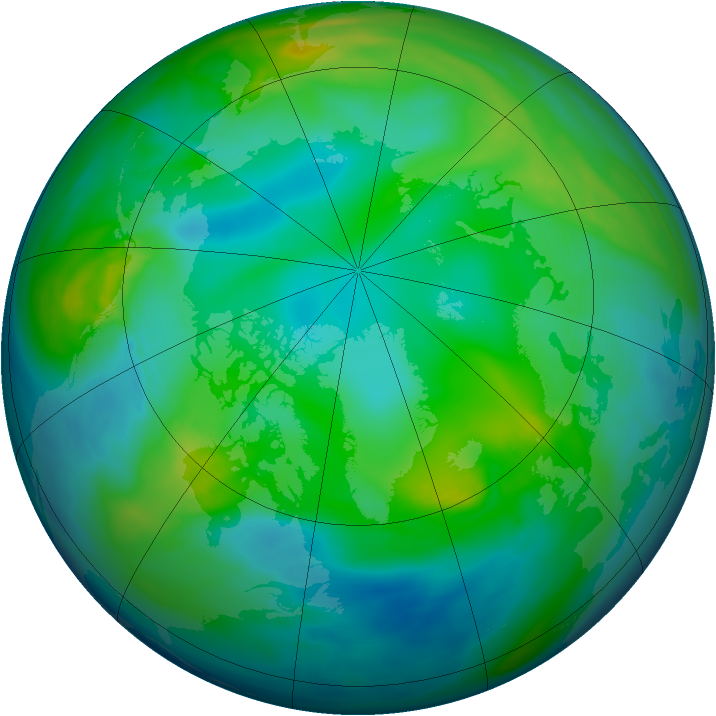 Arctic ozone map for 19 November 2006